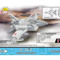 F-16C Fighting Falcon - Klossbyggmodell - 5929 - COBI - 1:300