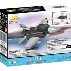 F-16D Fighting Falcon - Klossbyggmodell - 5941 - COBI - 1:300