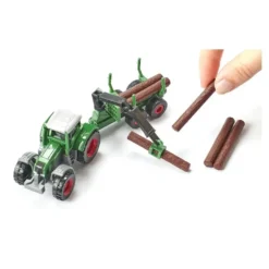 Fendt Favorit 926 Vario med timmersläp - Siku - 15 cm
