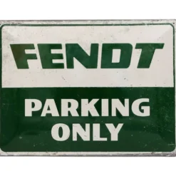 Fendt - Parking Only - Plåtskylt - 40x30 cm
