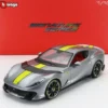 Ferrari 812 Competizione - 2021 - Grå - Bburago - 1:18