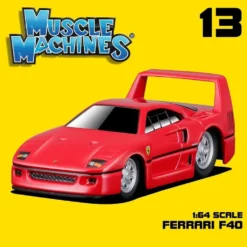 Ferrari F40 - Röd - Muscle Machines 13 - Maisto - 1:64