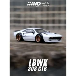 Ferrari 308 GTB - Liberty Walk - Vit - Inno64 - 1:64