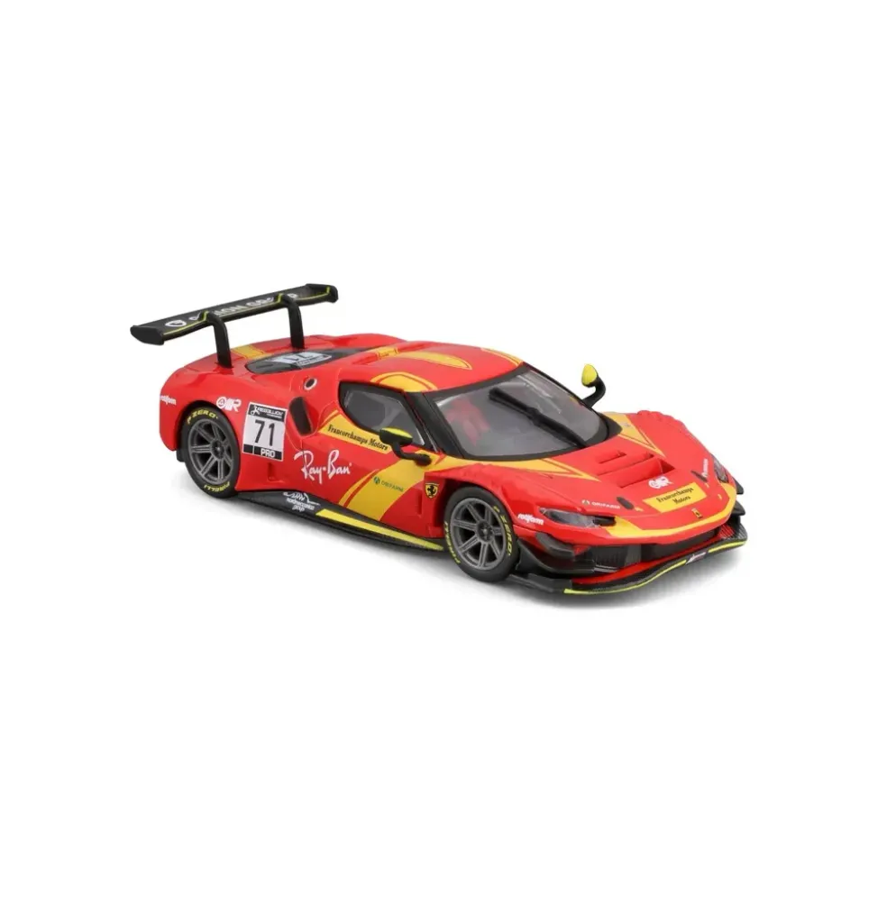Ferrari 296 GT3 - 2022 - Röd - Racing - Bburago - 1:43