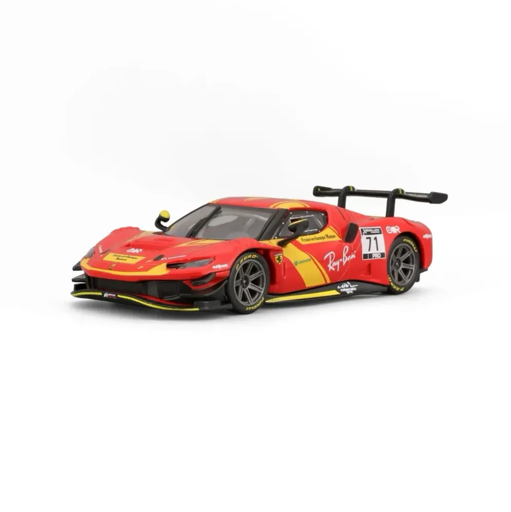 Ferrari 296 GT3 - 2022 - Röd - Racing - Bburago - 1:43