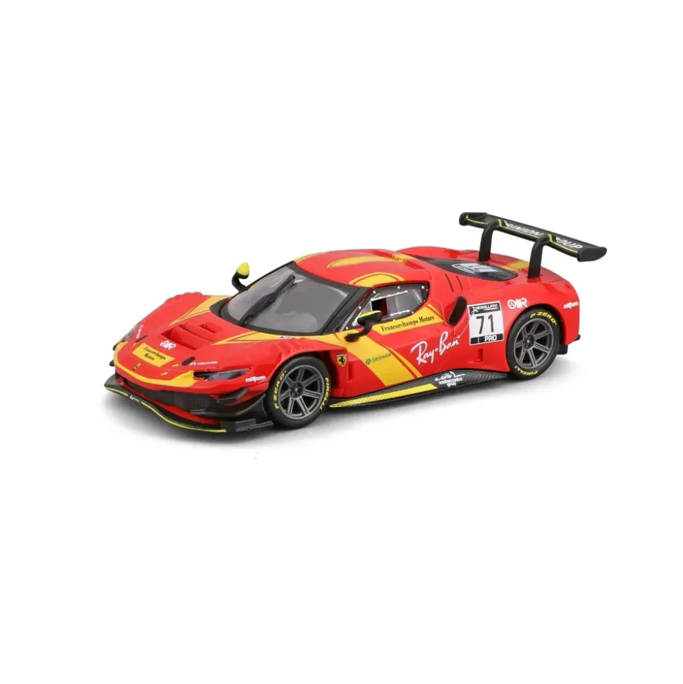 Ferrari 296 GT3 - 2022 - Röd - Racing - Bburago - 1:43