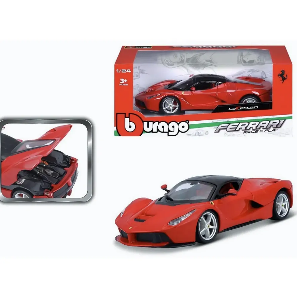Ferrari LaFerrari - Röd - Bburago - 1:24