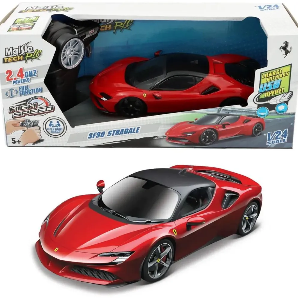 Ferrari SF90 Stradale - Radiostyrd - Maisto - 1:24