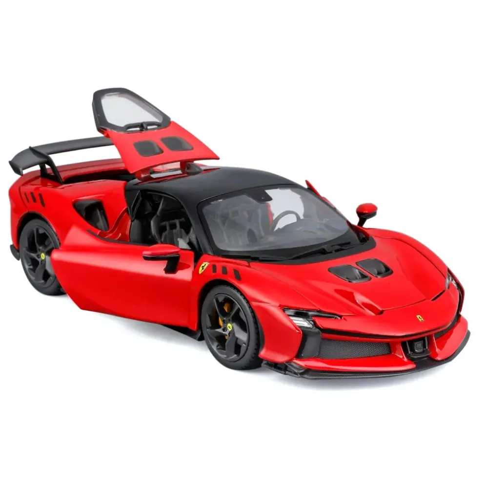 Ferrari SF90 XX Stradale - Röd - Bburago - 1:24 - 21 cm