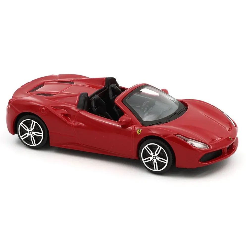 Ferrari 488 Spider - 2016 - Röd - Bburago - 10 cm