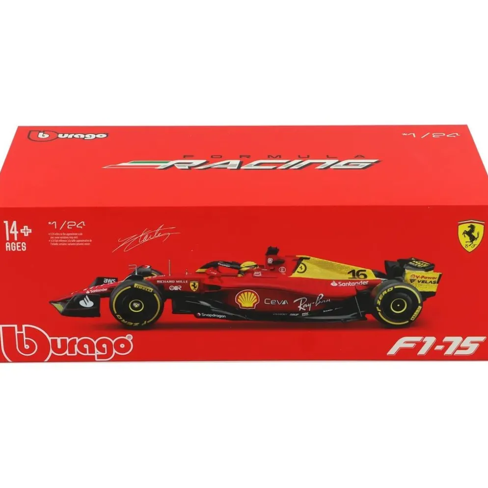 F1 - Ferrari - F1-75 - Charles Leclerc #16 - Bburago - 1:24