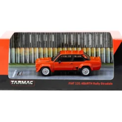 Fiat 131 Abarth Rally Stradale - Röd - Tarmac Works - 1:64