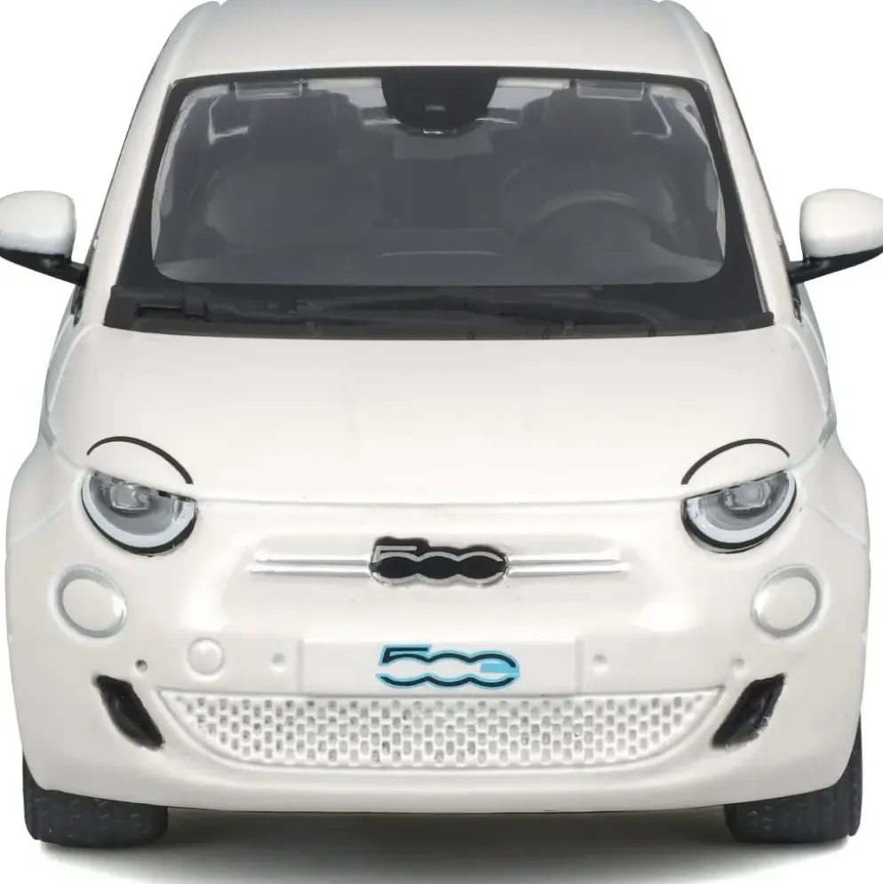 Fiat 500e - 2023 - Vit - Bburago - 1:24