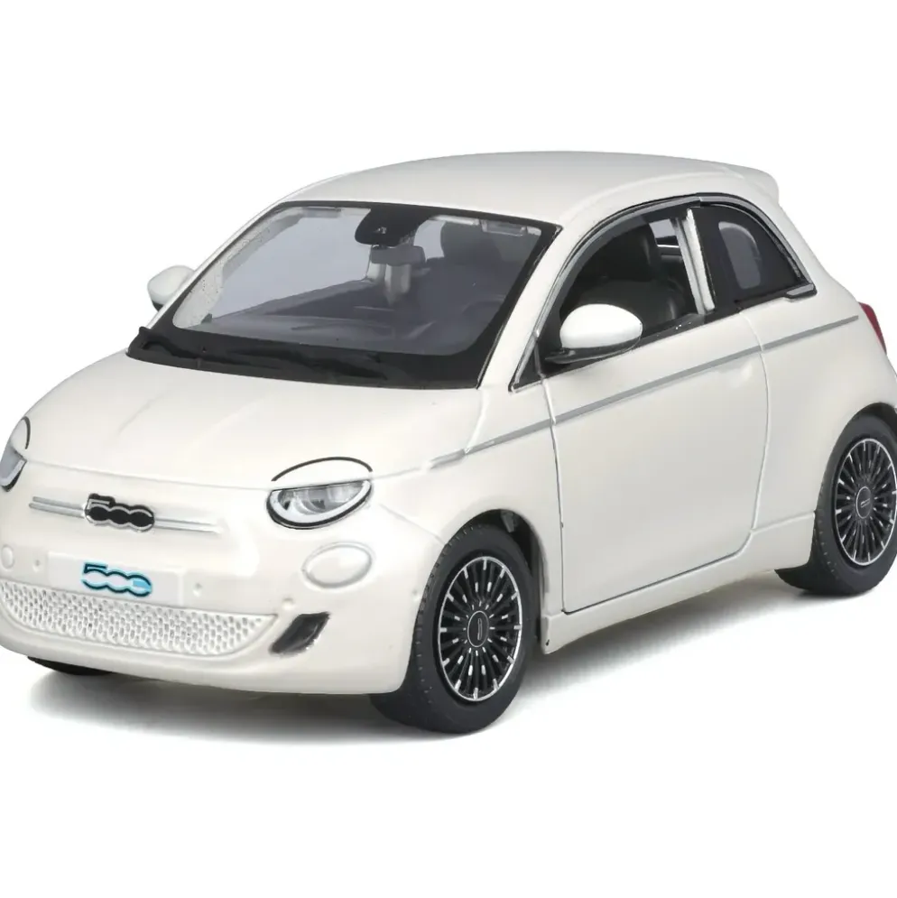 Fiat 500e - 2023 - Vit - Bburago - 1:24