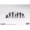 Figurer - NISMO Technician Team - AC35 - Mini GT - 1:64