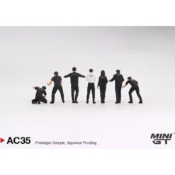 Figurer - NISMO Technician Team - AC35 - Mini GT - 1:64