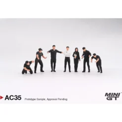 Figurer - NISMO Technician Team - AC35 - Mini GT - 1:64