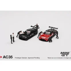 Figurer - NISMO Technician Team - AC35 - Mini GT - 1:64
