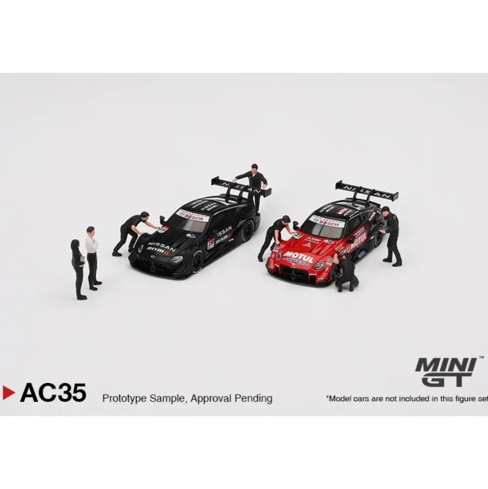 Figurer - NISMO Technician Team - AC35 - Mini GT - 1:64