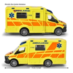 Finsk Ambulans - Mercedes-Benz - Majorette Grand Series