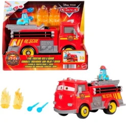 Fire Fighting Red & Guido - Disney Pixar Cars - Mattel