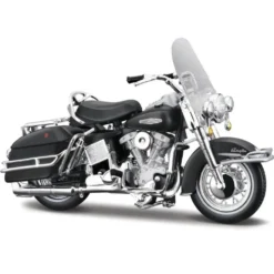 1966 FLH Electra Glide - Harley - Svart - Maisto - 1:18