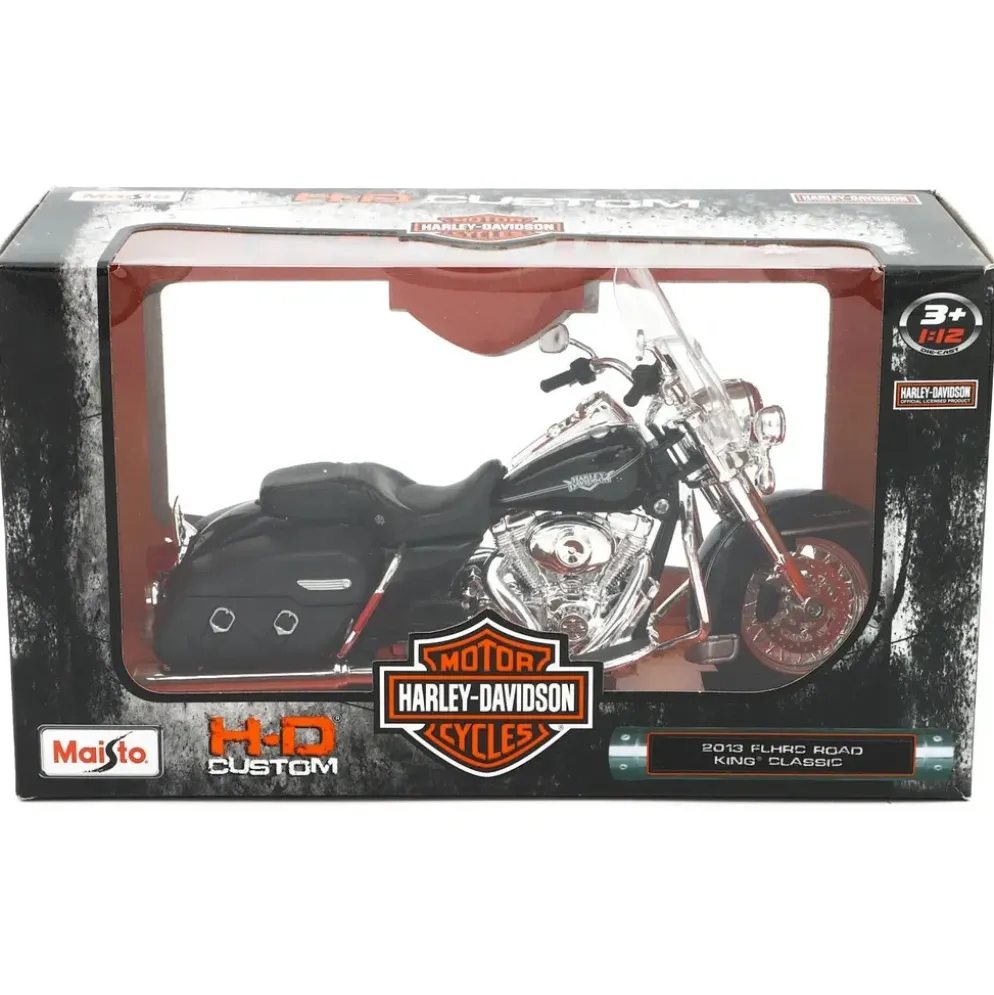 2013 FLHRC Road King Classic - HD - Svart - Maisto - 1:12