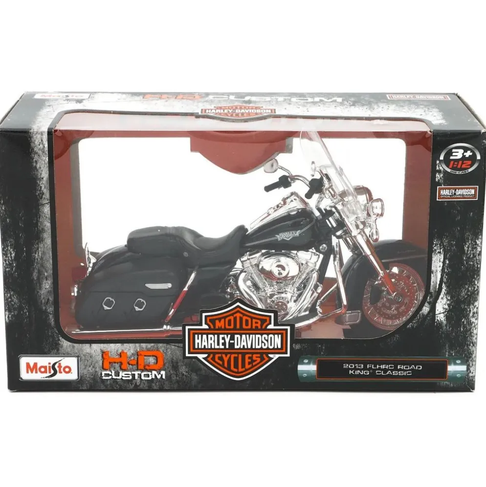 2013 FLHRC Road King Classic - HD - Svart - Maisto - 1:12