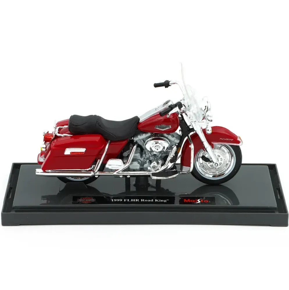 1999 FLHR Road King - Harley-Davidson - Röd - Maisto - 1:18
