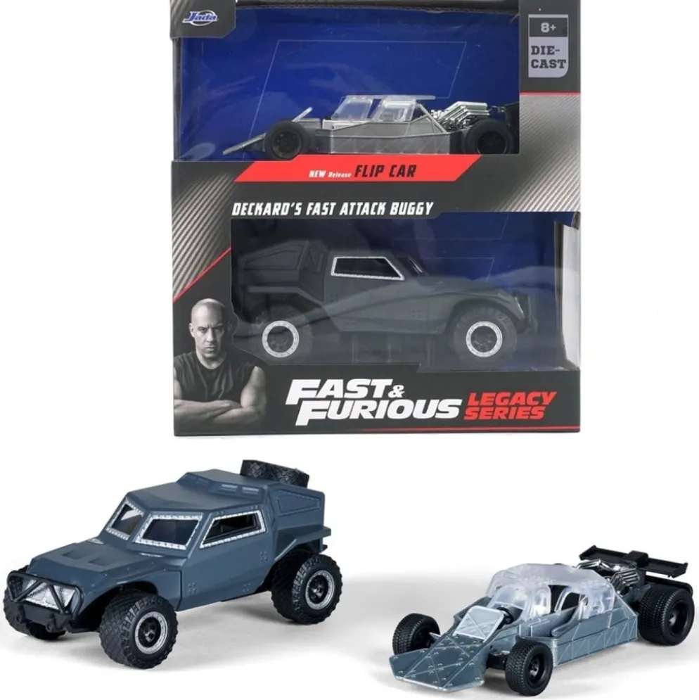 Flip Car + Deckards Fast Attack Buggy - Jada Toys - 1:32