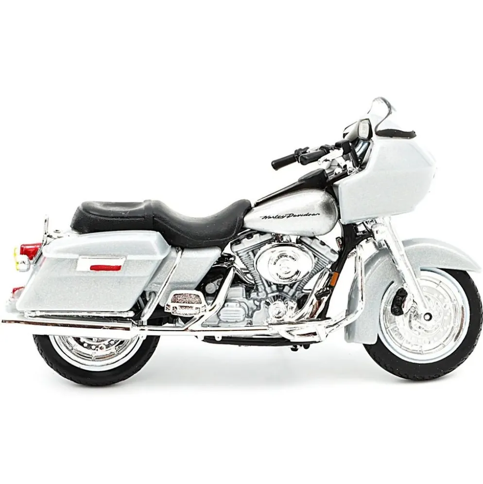 2002 FLTR Road Glide - Harley - Silver - Maisto - 1:18