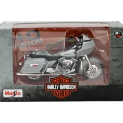 2002 FLTR Road Glide - Harley - Silver - Maisto - 1:18