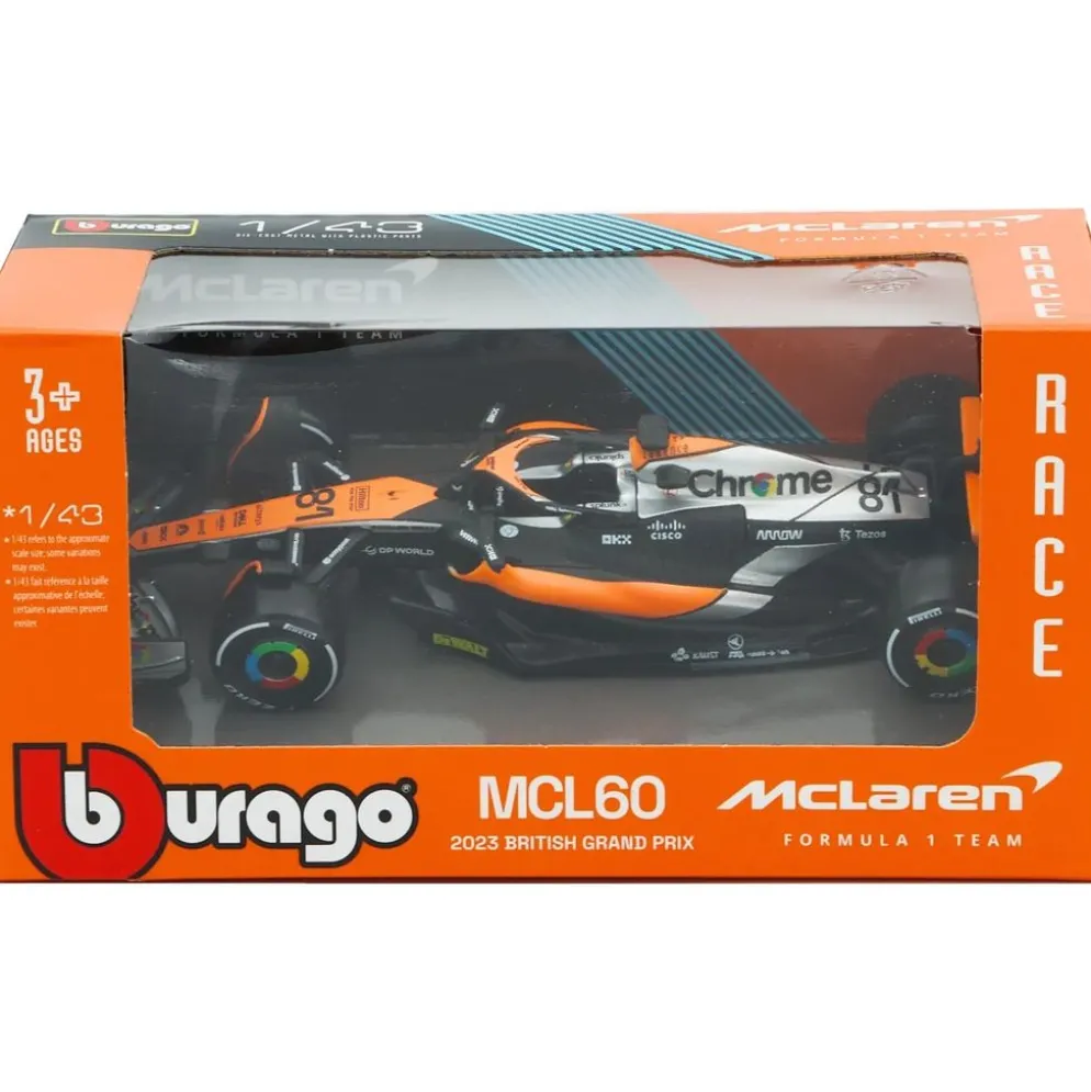 F1 - McLaren - MCL60 - #81 Oscar Piastri - Bburago - 1:43