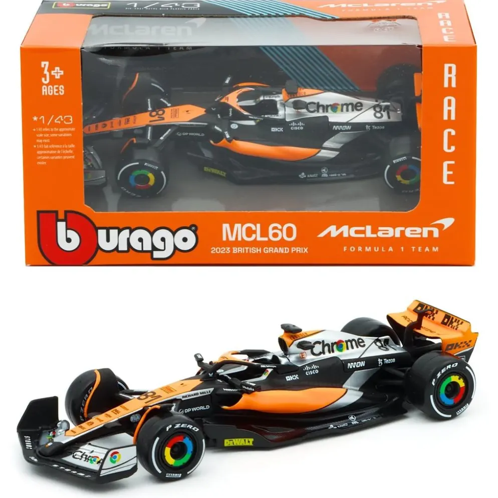 F1 - McLaren - MCL60 - #81 Oscar Piastri - Bburago - 1:43