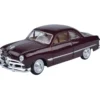 1949 Ford Coupe - Vinröd - Motormax - 1:24