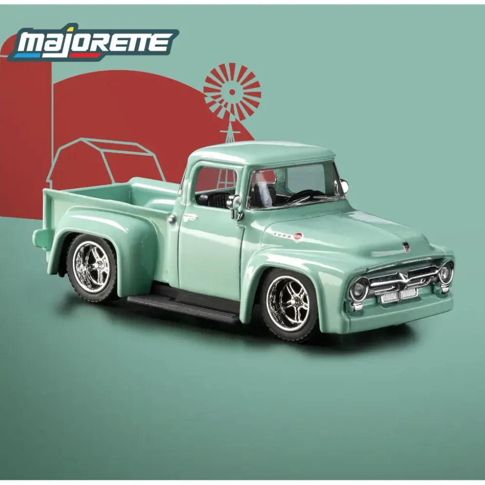 1956 Ford F-100 - Grön - Collection Series - Majorette - 1:64