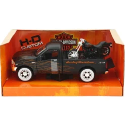 Ford F-350 + Harley-Davidson FXSTB Night Train - Maisto 1:24