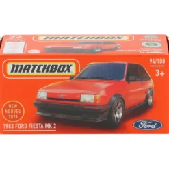 1983 Ford Fiesta MK 2 - Röd - Power Grab 94/100 - Matchbox