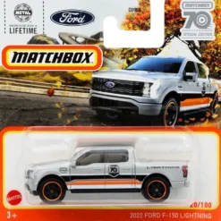 2022 Ford F-150 Lightning - Silver - 70 Years - Matchbox