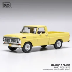 Ford F-100 - 1970 - Ljusgul - Ixo Models - 1:43