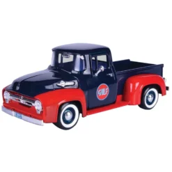 1956 Ford F-100 Pickup - Gulf - Motormax - 1:24