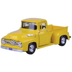 1955 Ford F-100 Pickup - Gul - Motormax - 1:24
