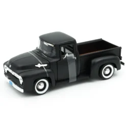 1956 Ford F-100 Pickup - Svart - Motormax - 1:24