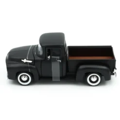 1956 Ford F-100 Pickup - Svart - Motormax - 1:24
