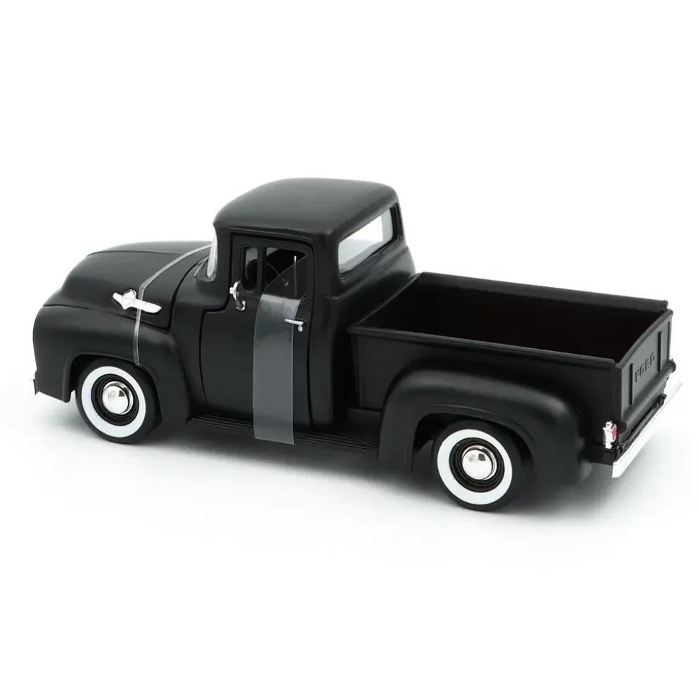1956 Ford F-100 Pickup - Svart - Motormax - 1:24