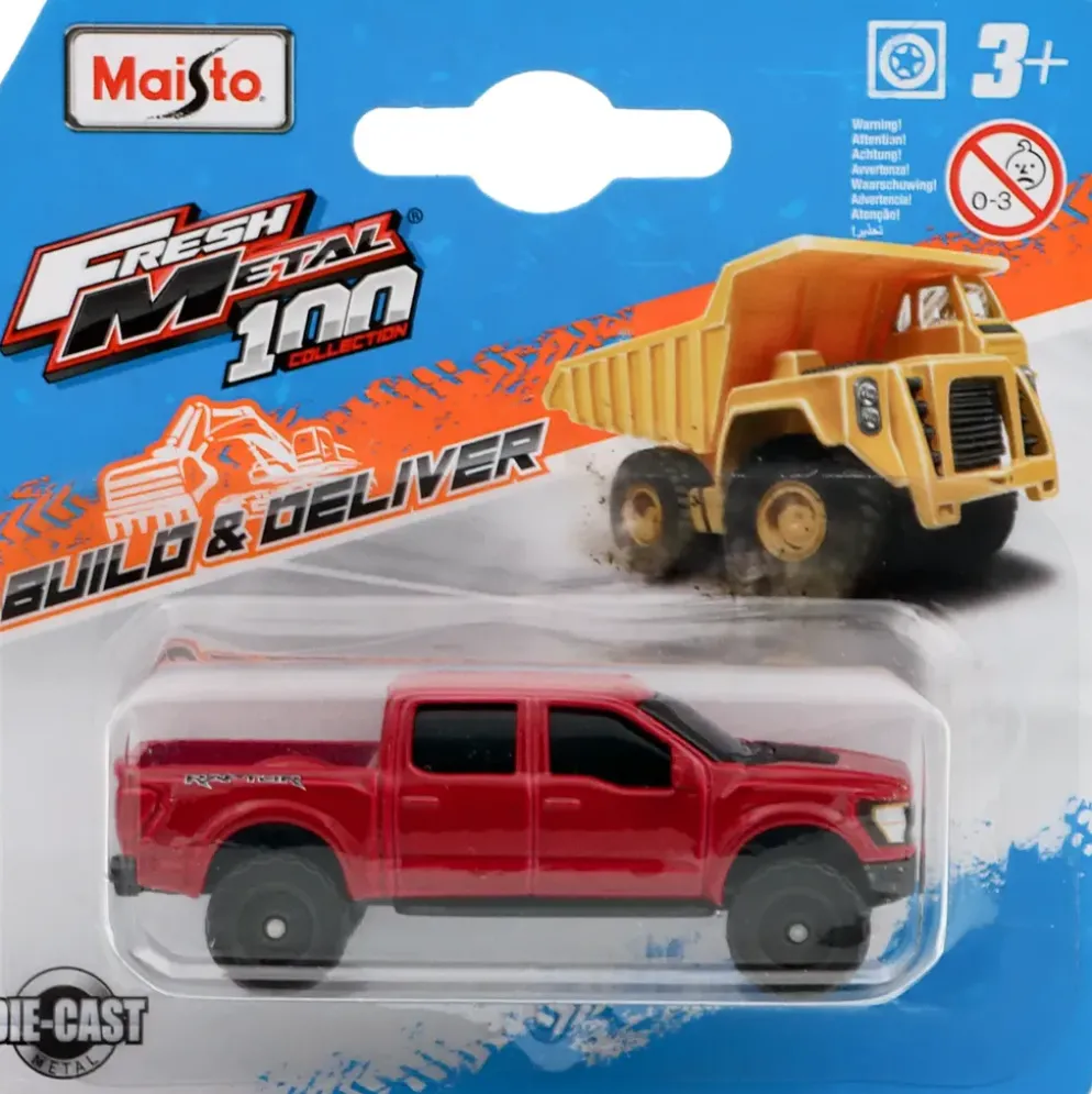 Ford F-150 Raptor - 2001 - Röd - Maisto - 7 cm