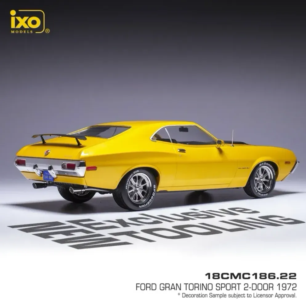 Ford Gran Torino Sport - 1972 - Gul - Ixo Models - 1:18