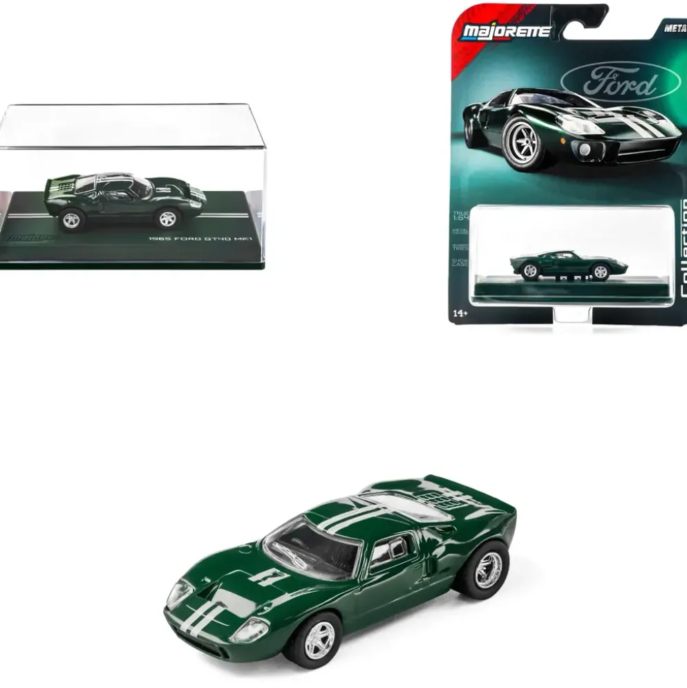 1965 Ford GT40 MK1 - Grön - Collection Series - Majorette - 1:64