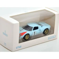 Ford GT40 MK 2 Gulf - Le Mans 1966 Miles/Hulme - 1:43 Norev