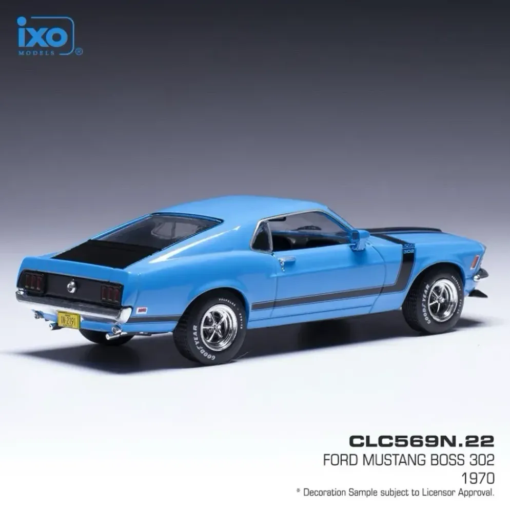 Ford Mustang Boss 302 - 1970 - Blå - Ixo Models - 1:43